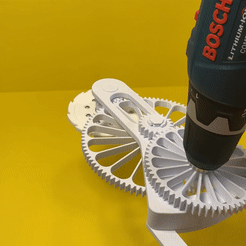 Jayblade-Launcher-Drill.gif 3D file The 'Jayblade' Launcher・3D printable model to download