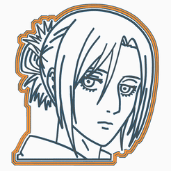GIF.gif STL file ANNIE LEONHART 1 / COOKIE CUTTER SHINGEKI NO KYOJIN・Model to download and 3D print