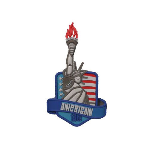 American-Liberty-3D-1.mp4 American Liberty Modelo 3D Rendere Modelo de impresión 3D