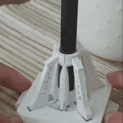 20220626_114530.gif STL file Soyuz Wacom Pen Holder・3D print design to download, AndriVx