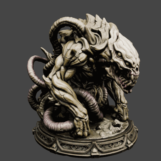 Grotesque Alien Beast Monster Miniature