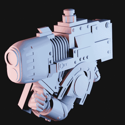 mk3.gif 3D-Datei MK2 Space Knight Heavy shoulder Plasma Caster・3D-druckbares Modell zum herunterladen