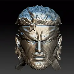 BIG-BOSS-HEAD5.gif Metal Gear Solid 3, Big Boss, Naked Snake 1/6 custom Head