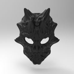 untitled.1131.gif Archivo STL mascara mask voronoi cosplay・Diseño de impresión en 3D para descargar, nikosanchez8898