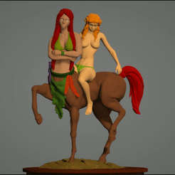 20210611_011511.gif STL file Mother centaur・3D printing idea to download