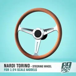 0.gif Nardi Torino steering wheel for 1:24 scale model cars