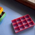 IMG_3204.gif Free STL file Stacking storage boxes for small items・Object to download and to 3D print