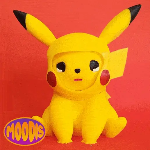 Pikachu Moodis - 3D model önizlemesi