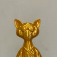 FullSizeRender.gif STL file CUTE CAT ZEN INCENSE BURNER・3D printable model to download