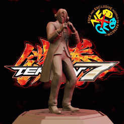 lee3.gif STL file LEE CHAOLAN - TEKKEN 7・3D printable model to download