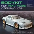 0.gif BODYKIT For RX7 FC3 Aoshima 1-24th modelkit