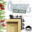 017a.gif 🎅 Christmas door corner (santa, decoration, decorative, home, wall decoration, winter) - by AM-MEDIA
