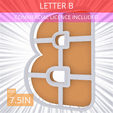 Letter_B~7.5in.gif Letter B Cookie Cutter 7.5in / 19.1cm