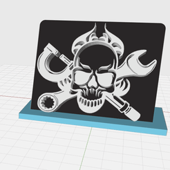 moto.gif Файл STL байкер・Шаблон для 3D-печати для загрузки, IDfusion
