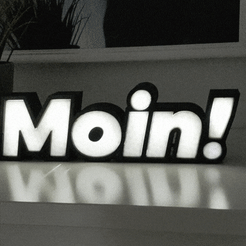 moin-led-licht.gif Free STL file Moin LED Light XXL Free・Template to download and 3D print