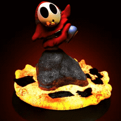 7o6glw.gif STL file SHY GUY - FAN ART - SUPER MARIO BROS MOVIE 2023 VERSION・3D printing model to download
