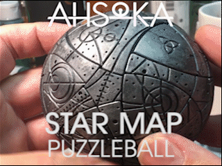 Ahsoka Star Map Puzzle Ball - 3D model önizlemesi