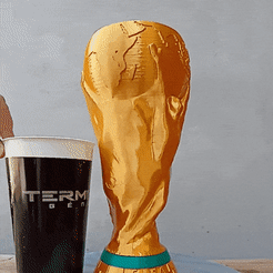 GIF-230108_164813.gif STL file 1 Liter World Cup glass・3D printer model to download