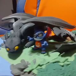 Toothless and Stitch