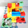 MarbleRunBlocks.gif STL file Marble Run Blocks - Starter pack・3D printer model to download