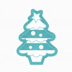Christmas-tree___2.gif Christmas cookie cutters in two sizes, Christmas tree