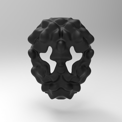 untitled.1134.gif STL file mask mask voronoi cosplay・Model to download and 3D print, nikosanchez8898