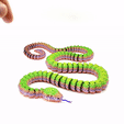 ezgif-6-91ae8ed957.gif 3D file Snake and Rattlesnake・3D printable design to download