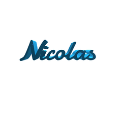 Nicolas.gif STL file Nicolas・3D printing model to download