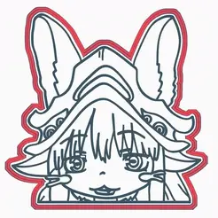 GIF.gif STL file NANACHI - COOKIE CUTTER - MADE IN ABYSS・Design to download and 3D print