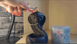 Cobra incense burner - 3D model önizlemesi