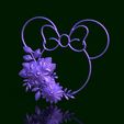 Minnie-Flower-2.gif Floral Elegance: Minnie Ornament 2 Versions