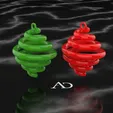 boule-torsadée-profil-rond-GIF-a.gif Christmas ornament ( Round profile) - Boule de Noël (Profil rond)