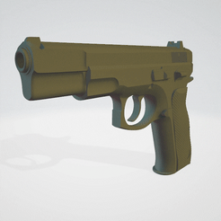 CZ-75B-copy.gif Файл STL CZ 75 Пистолет Проп тренировка тренировка Полуавтоматический・Идея 3D-печати для скачивания, sliceables