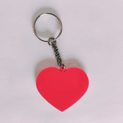 20210211_145520.gif STL file valentine's day keychain hidden image・3D printable model to download