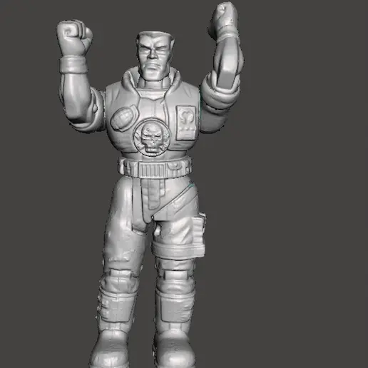 🤏 SMALL SOLDIERS Articulated Major Chip Hazard Doll Small