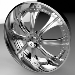 Design-sem-nome.gif Archivo STL RUEDA STL LEXANI 411・Modelo para descargar y imprimir en 3D