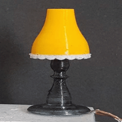 prv.gif STL file Table Lamp (illuminatable miniature)・Model to download and 3D print, Addam