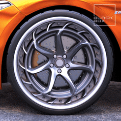 0.gif 3D file LZR WHEEL SET FRONT AND REAR 3 offsets・3D print design to download, BlackBox