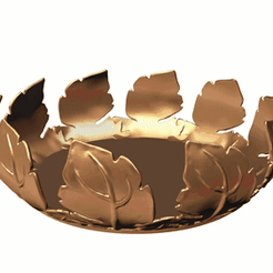 gif.gif Fichier STL Bol à feuilles・Plan pour imprimante 3D à télécharger