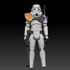 troopernew.gif 3D file STAR WARS .STL Sand trooper kit for ACTION FIGURE KENNER STYLE.・3D printing design to download