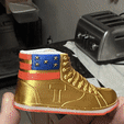 ezgif.com-animated-gif-maker.gif Trump Never Surrender High Top FULL Color Sneakers - Pre-Painted for Bambu and non Bambu, shoes, shoe