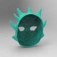 untitled.1800.gif Archivo STL MASCARA MASK VORONOI COSPLAY DEVIL・Plan de impresión en 3D para descargar