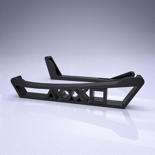 horizontal support for Playstation 5 PRO Disc (PS5 PRO DISC) - Customized 3D model