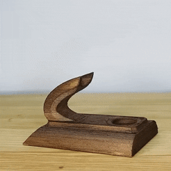FEF8C74F-9C9A-4581-BC67-EF3597CAA97A.gif 3D file Luxury Pen Holder Display Stand・3D print design to download, lazybear3d