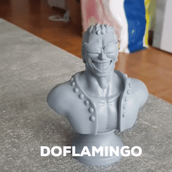 doflamingo-3dprint.gif Free 3D file Donquixote Doflamingo - ONE PIECE・3D printing model to download