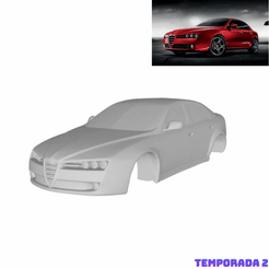 1€!.gif STL file ALFA ROMEO 159 BODYWORK・3D print design to download