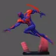 2099.gif SPIDERMAN 2099 POS ACROSS THE SPIDERVERSE MIGUEL OHARA 3d print
