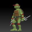 rafael1.gif Raphael TMNT 6" ACTION FIGURE FOR 3D PRINTING.
