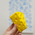 ShaShapeofmike_Cheese_pen_Holder_Cute_Kids_3D-Printed_Opening.gif Cheese Pen Holder for aesthetic desk