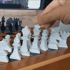 1.gif Archivo STL Text Flip - Juego de ajedrez・Idea de impresión 3D para descargar, master__printer